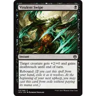MtG Trading Card Game Iconic Masters Common Virulent Swipe #113