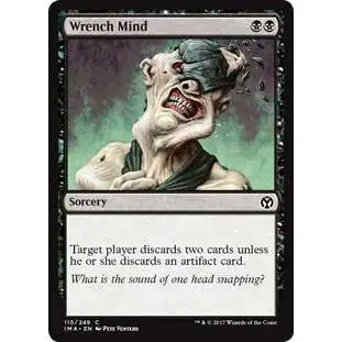 MtG Trading Card Game Iconic Masters Common Wrench Mind #115