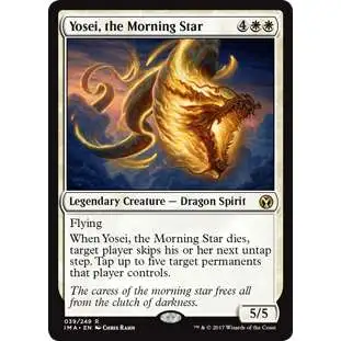 MtG Trading Card Game Iconic Masters Rare Foil Yosei, the Morning Star #39