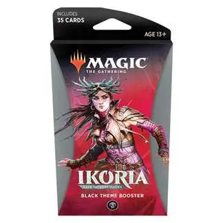 MtG Ikoria: Lair of Behemoths Black Theme Booster Pack [35 Cards]