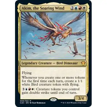 MtG Commander 2020 Mythic Rare Akim, the Soaring Wind #6