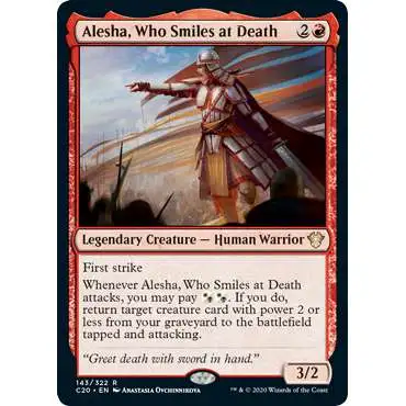 MtG Commander 2020 Rare Alesha, Who Smiles at Death #143