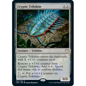 MtG Commander 2020 Rare Cryptic Trilobite #21