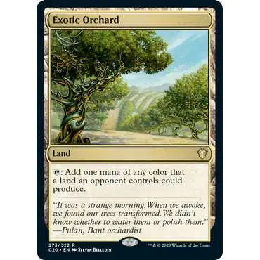 MtG Commander 2020 Rare Exotic Orchard #273