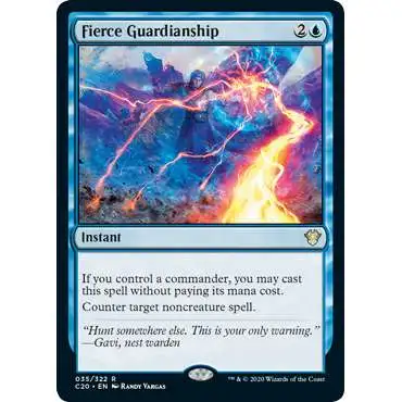 MtG Commander 2020 Rare Fierce Guardianship #35