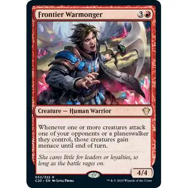 MtG Commander 2020 Rare Frontier Warmonger #52