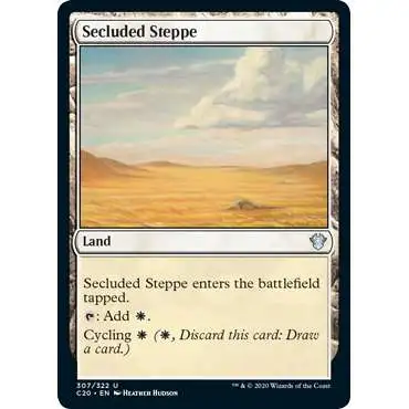 MtG Commander 2020 Uncommon Secluded Steppe #307