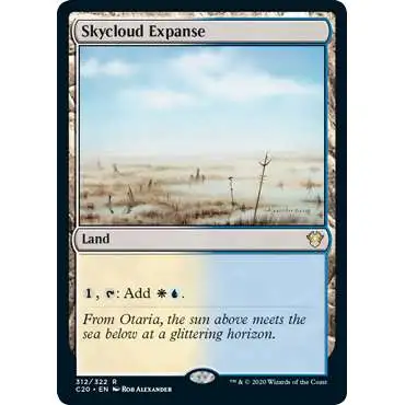 MtG Commander 2020 Rare Skycloud Expanse #312