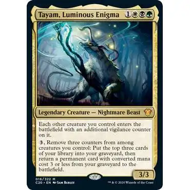 MtG Commander 2020 Mythic Rare Foil Tayam, Luminous Enigma #16