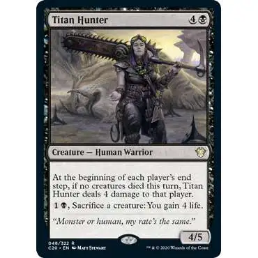 MtG Commander 2020 Rare Titan Hunter #48
