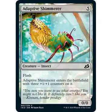 MtG Ikoria: Lair of Behemoths Common Foil Adaptive Shimmerer #1