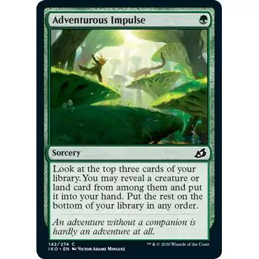 MtG Ikoria: Lair of Behemoths Common Adventurous Impulse #142