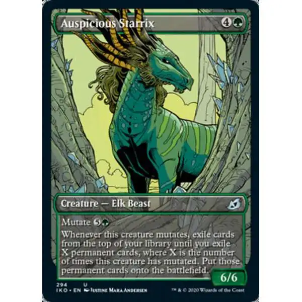 MtG Ikoria: Lair of Behemoths Uncommon Auspicious Starrix #294 [Showcase]