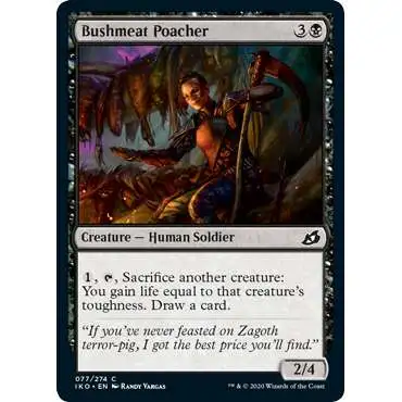 MtG Ikoria: Lair of Behemoths Common Bushmeat Poacher #77