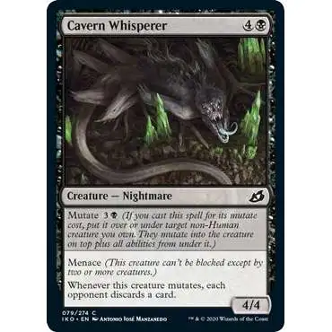 MtG Ikoria: Lair of Behemoths Common Cavern Whisperer #79
