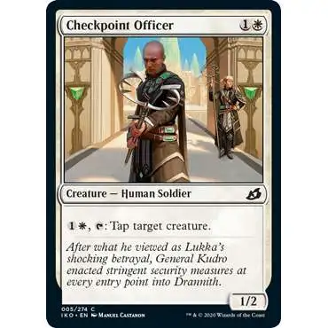 MtG Ikoria: Lair of Behemoths Common Foil Checkpoint Officer #5