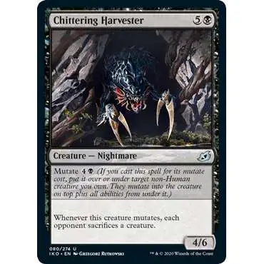 MtG Ikoria: Lair of Behemoths Uncommon Chittering Harvester #80