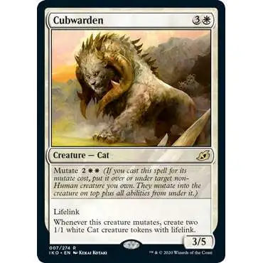 MtG Ikoria: Lair of Behemoths Rare Foil Cubwarden #7