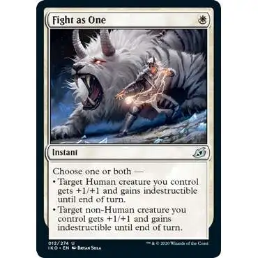 MtG Ikoria: Lair of Behemoths Uncommon Foil Fight as One #12