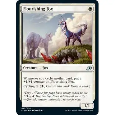 MtG Ikoria: Lair of Behemoths Uncommon Foil Flourishing Fox #13
