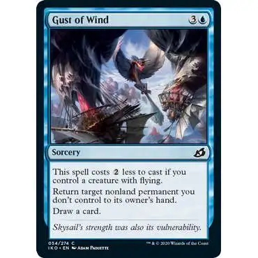 MtG Ikoria: Lair of Behemoths Common Gust of Wind #54