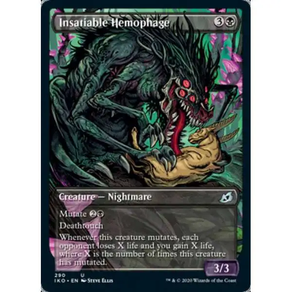 MtG Ikoria: Lair of Behemoths Uncommon Insatiable Hemophage #290 [Showcase]