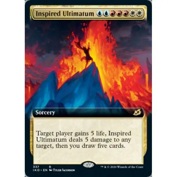 MtG Ikoria: Lair of Behemoths Rare Inspired Ultimatum #337 [Extended Art]