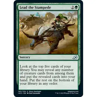 MtG Ikoria: Lair of Behemoths Uncommon Lead the Stampede #163
