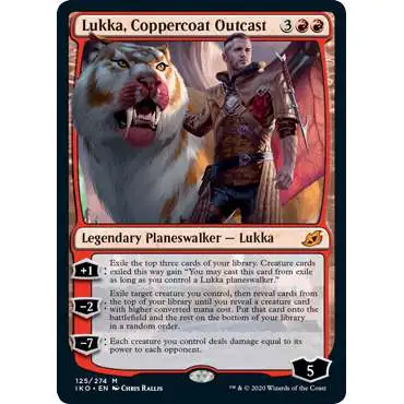 MtG Ikoria: Lair of Behemoths Mythic Rare Foil Lukka, Coppercoat Outcast #125