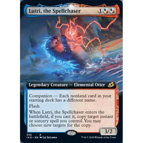 MtG Ikoria: Lair of Behemoths Rare Lutri, the Spellchaser #356 [Extended Art]