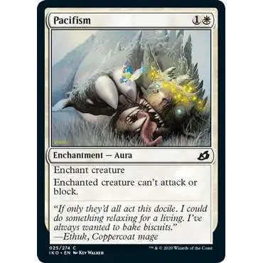 MtG Ikoria: Lair of Behemoths Common Foil Pacifism #25