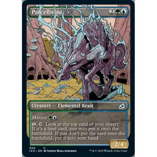 MtG Ikoria: Lair of Behemoths Uncommon Parcelbeast #304 [Showcase]