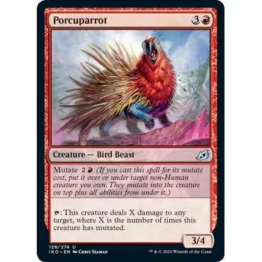 MtG Ikoria: Lair of Behemoths Uncommon Porcuparrot #128