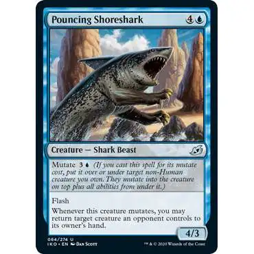 MtG Ikoria: Lair of Behemoths Uncommon Pouncing Shoreshark #64