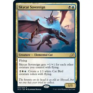 MtG Ikoria: Lair of Behemoths Rare Skycat Sovereign #207