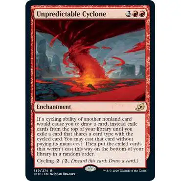 MtG Ikoria: Lair of Behemoths Rare Unpredictable Cyclone #139