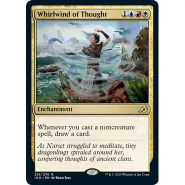 MtG Ikoria: Lair of Behemoths Rare Whirlwind of Thought #215