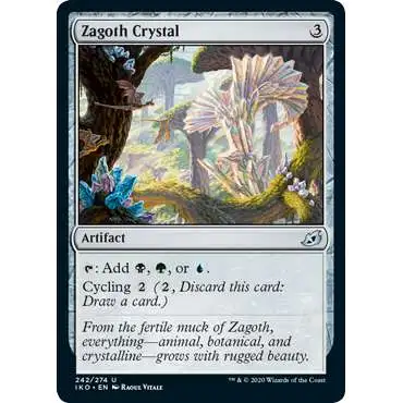 MtG Ikoria: Lair of Behemoths Uncommon Zagoth Crystal #242