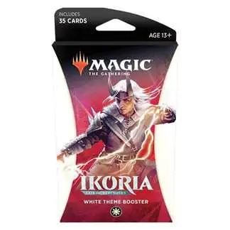 MtG Ikoria: Lair of Behemoths White Theme Booster Pack [35 Cards]