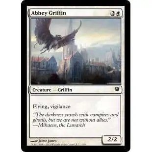 MtG Trading Card Game Innistrad Common Abbey Griffin #1