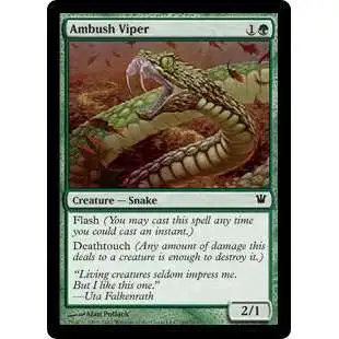 MtG Trading Card Game Innistrad Common Ambush Viper #169