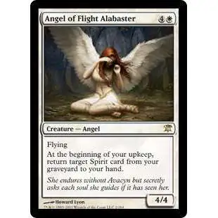 MtG Trading Card Game Innistrad Rare Angel of Flight Alabaster #2