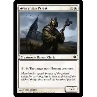 MtG Trading Card Game Innistrad Common Avacynian Priest #4