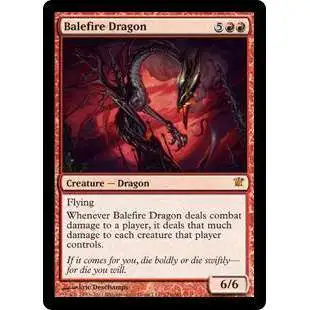 MtG Trading Card Game Innistrad Mythic Rare Balefire Dragon #129