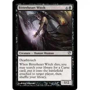 MtG Trading Card Game Innistrad Uncommon Bitterheart Witch #88