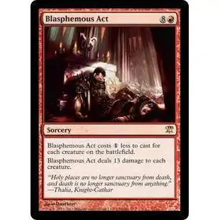 MtG Trading Card Game Innistrad Rare Blasphemous Act #130