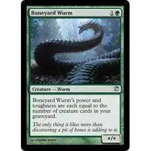 MtG Trading Card Game Innistrad Uncommon Boneyard Wurm #171