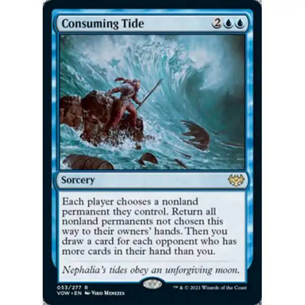 MtG Trading Card Game Innistrad: Crimson Vow Rare Foil Consuming Tide #53