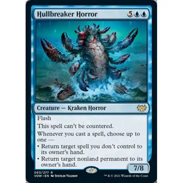 MtG Trading Card Game Innistrad: Crimson Vow Rare Hullbreaker Horror #63