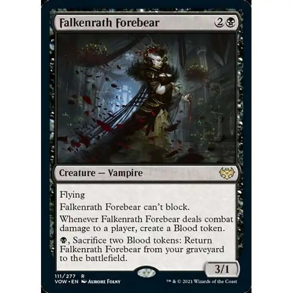 MtG Trading Card Game Innistrad: Crimson Vow Rare Falkenrath Forebear #111